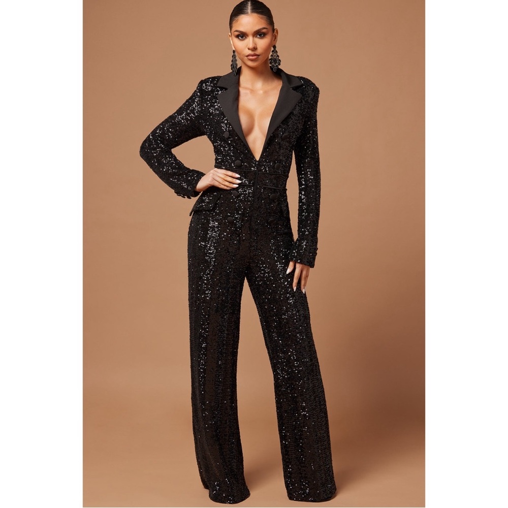 Showstopper Sequin Jumpsuit